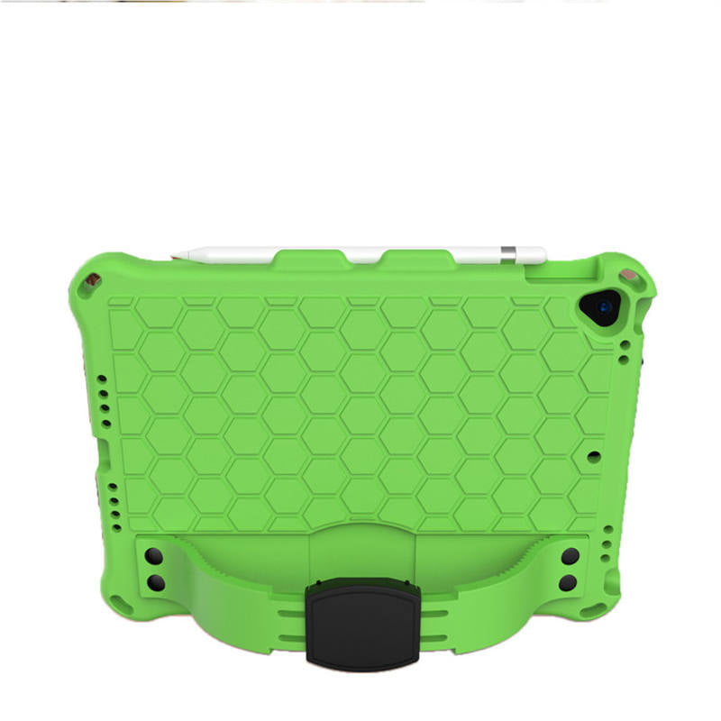 Hive iPad Case For iPad Pro/Air 10.5/iPad 10.2 Durable Stand Cover With Shoulder Strap-GreenBlack