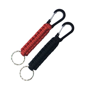 2 Pcs Paracord Keychain with Carabiner for Backpack Camping-5