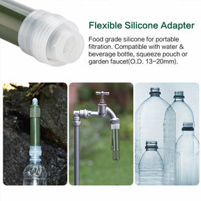 Personal Water Filter Straw Mini Water Purifier for Hiking