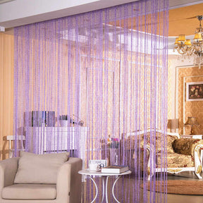 Home Decor Sequin Curtain for Doorway 37x79 inch Hanging-Purple