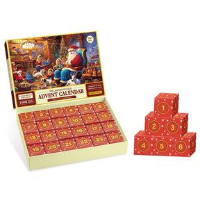 Advent Calendar 2023 Christmas Jigsaw Puzzles Countdown Calendars in 24 Boxes-H