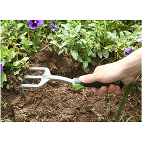 Home & LivingCultivator Hand Rake Aluminum Alloy Garden Tool with Ergonomic Rubberized Non-Slip Grip