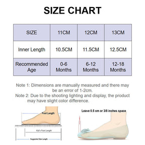 Baby Girls Canvas Sneakers Anti-Slip Lightweight Toddler Walkers-Pink