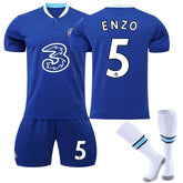 ENZO #5 Chelsea Home Jersey 2022/23 Soccer Jersey Kit For Adult Kids