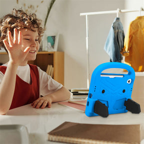 Sparrow iPad Case Kids Safe Shockproof Handle Stand Cover For Mini6-Blue