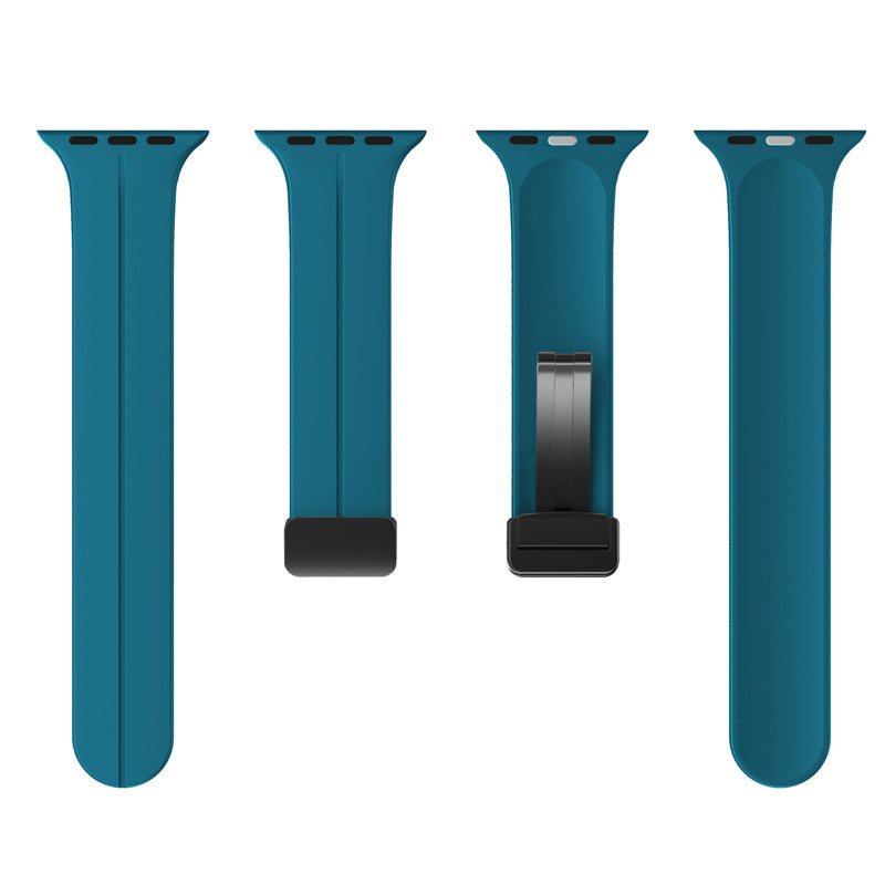 Magnetic Sports Band with Quick Release Soft Silicone for Apple Watch-7