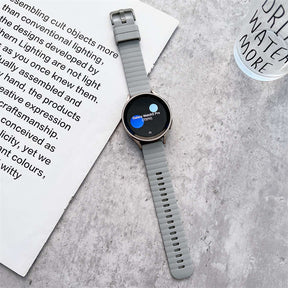Sports Watch Strap Wave Pattern for Samsung Gear S2 Huawei Watch GT-LightGray