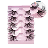 Half Lashes Natural Looking Cat Eye Fluffy 3D Curly False Eyelashes-31