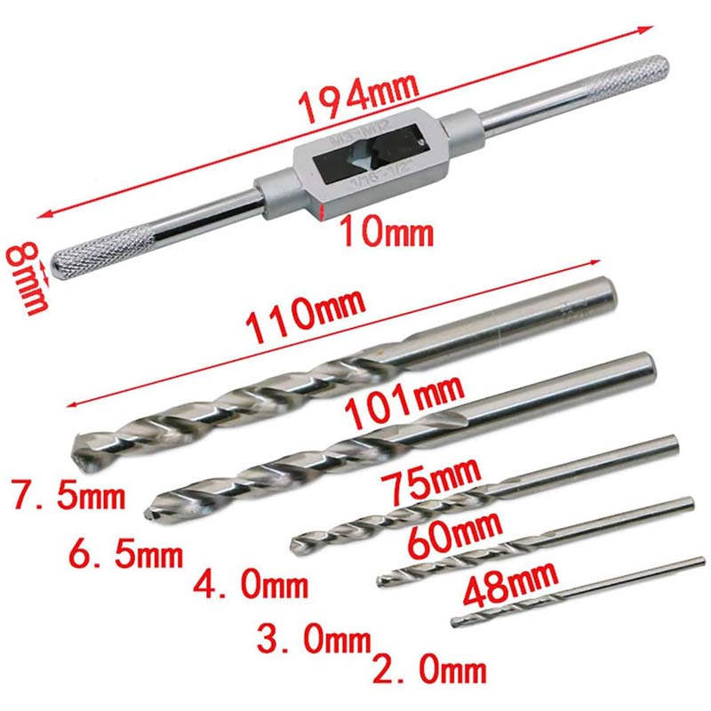 11 Pcs Damaged Broken Screw Extractor Kit Drill Bit Bolt Stud Remover Tool