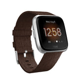 FB Watch Band Quick Release Replacement Wristband Breathable Strap For Fitbit Versa/Fitbit Versa 2/Fitbit Versa Lite For Women-Browm