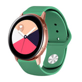 FKGJ 20MM Silicone Watch Bands Quick Release Strap Replacement Wristband For Samsung For Women-Dark Green