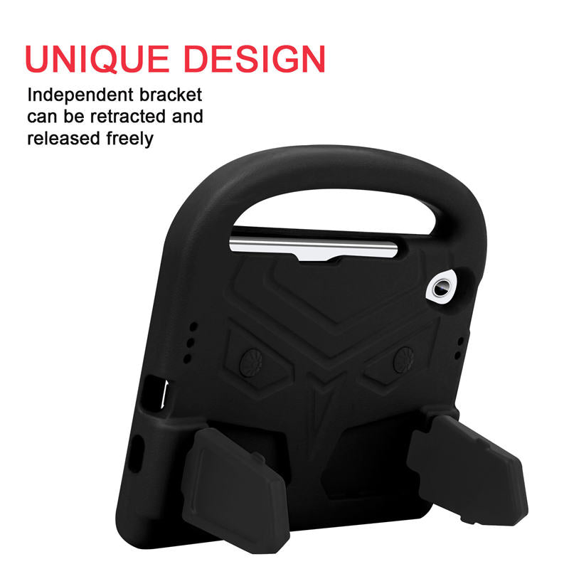 Sparrow iPad Case Kids Safe Shockproof Handle Stand Cover For Mini6-Black
