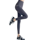 Womens Leggings High Waisted with Pockets Yoga Pants for Spring Fall-Grey
