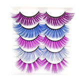 3D False Eyelashes Colored Thick Lashes for Performance Halloween-9