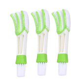 3Pcs Mini Duster Cleaning Cloth and Brush for Car Air Vent Keyboard Blinds Shutter Fan