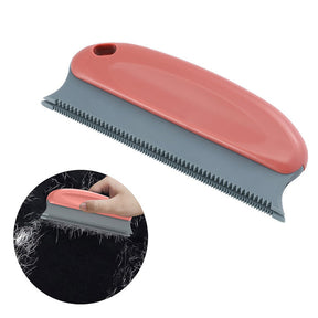 Pet Hair Remover Brush Cat Hair Controller for Cleaning Carpet Sofa Home Furniture-Red