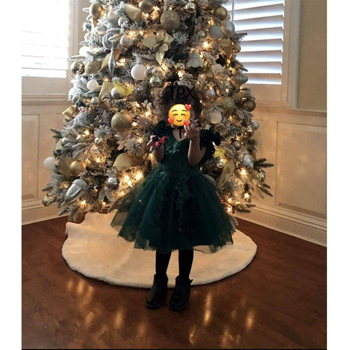 Princess Flower Girl Lace Dress Pageant Kids Christmas Party Dresses-Dark Green