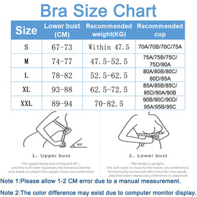 2 Pcs High Impact Sports Bra Medium Support Quick Dry Athletic Vest-Set3