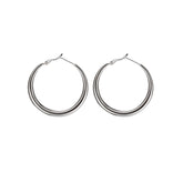 Simple Round Hoop Earrings for Women Girls