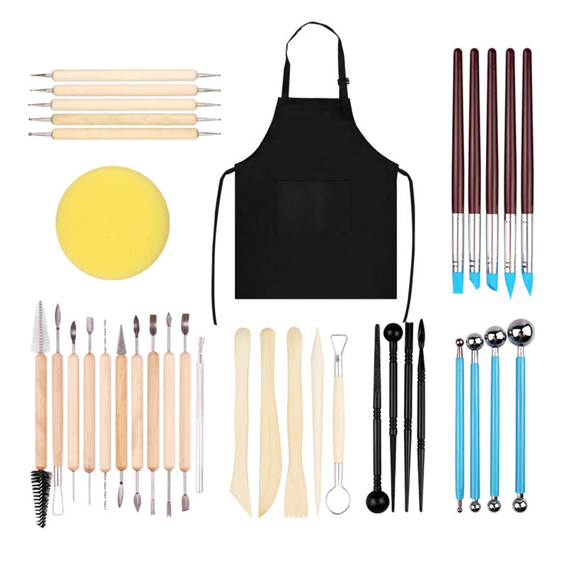 37 Pcs Clay Sculpting Tools Set for Sculpture Pottery