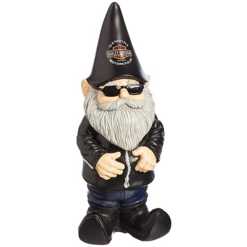 Harley-Davidson Biker Themed Garden Gnome 12cm