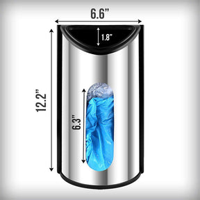 Stainless Steel Kitchen Plastic Bag Holder and Dispenser for Plastic Bags Easy Wall Mount Bag Saver