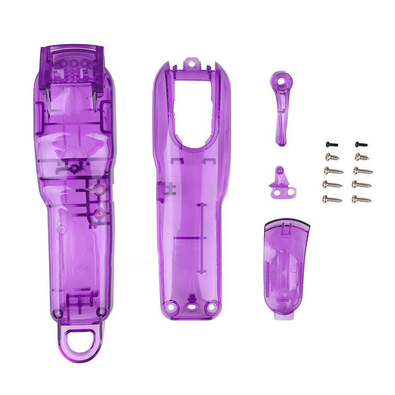 Clear DIY Back Housing Transparent Back Cover for Wahl 5-Star Series Magic Clipper Cordless 8148-Purple