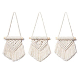 3 Pcs Mini Boho Macrame Wall Hanging for Bedroom Living Room