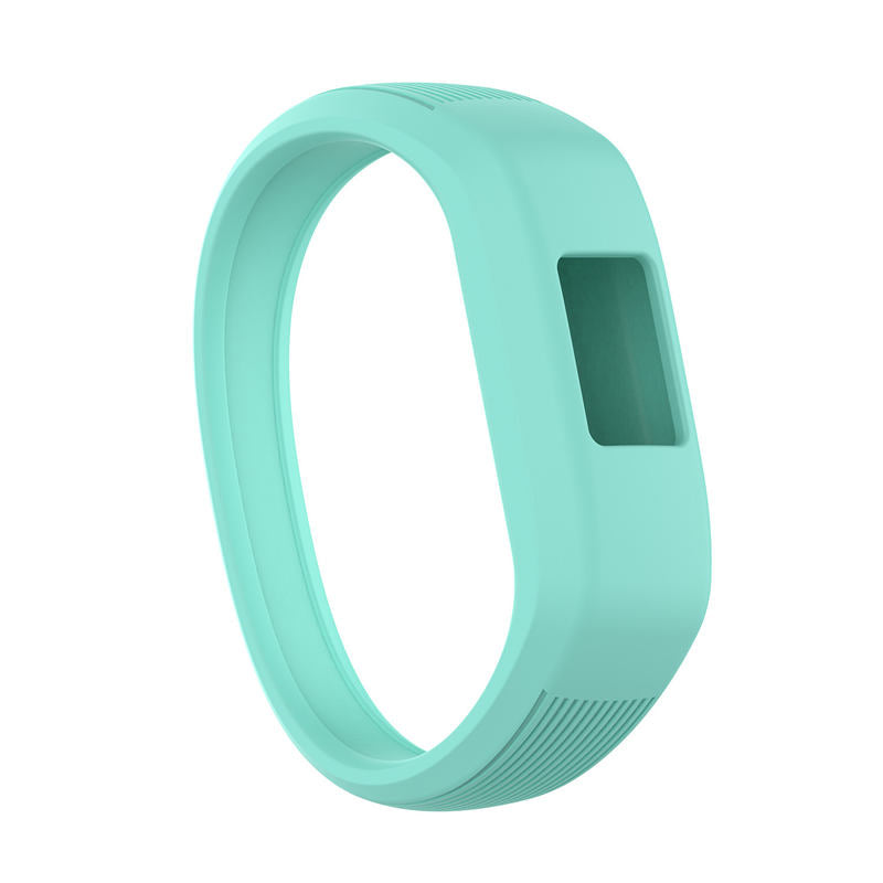 Soft Silicone Replacement Watchband for Garmin Vivofit JR Band for Kids Women Men-Teal