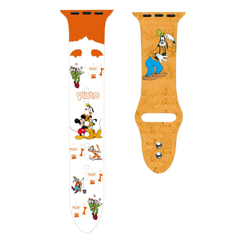 Soft Silicone Cartoon Mickey Mouse Bands for Apple Watch Series SE/6/5/4/3/2/1-C20