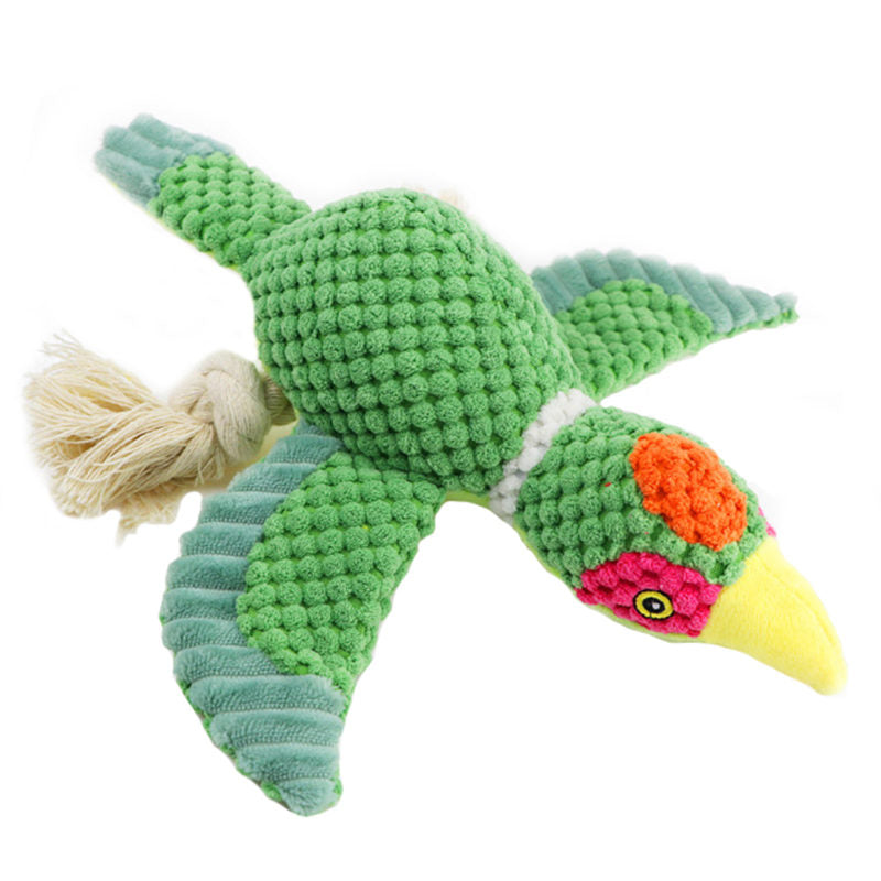 Stuffed Dog Toys Cute Bird Squeaky Toys for Puppy Medium Dog-BulBul