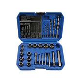 26 Pcs Bolt Extractor Set and Drill Bit Kit for Damaged Studs