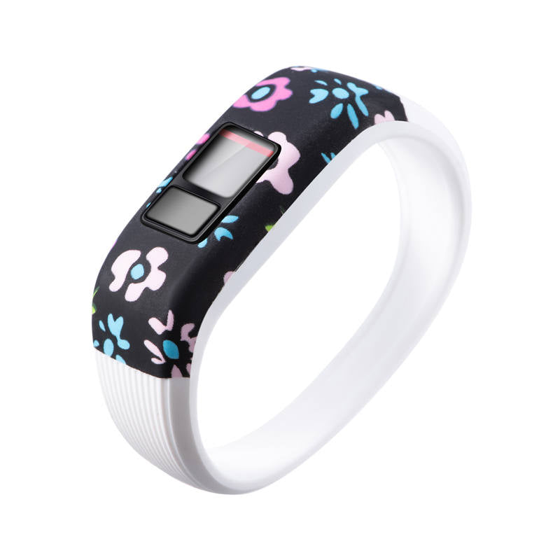 Soft Silicone Replacement Watchband for Garmin Vivofit Vivofit 3/Vivofit JR/JR 2 Band for Kids Women Men-Color1