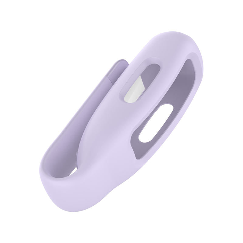 Soft Silicone Clip Holder Replacement for Fitbit Inspire 2 Sport-Purple