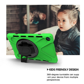 OnePiece Tablet Case Heavy Duty Anti-fall Protective Cover Bulit-in Kickstand For HuaWei MediaPad M6 10.8inch 2019/Matepad 10.8inch-Green