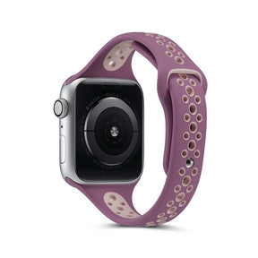 Nike Silicone Sport Breathable Watch For Apple iWatch Series-Purple Pink