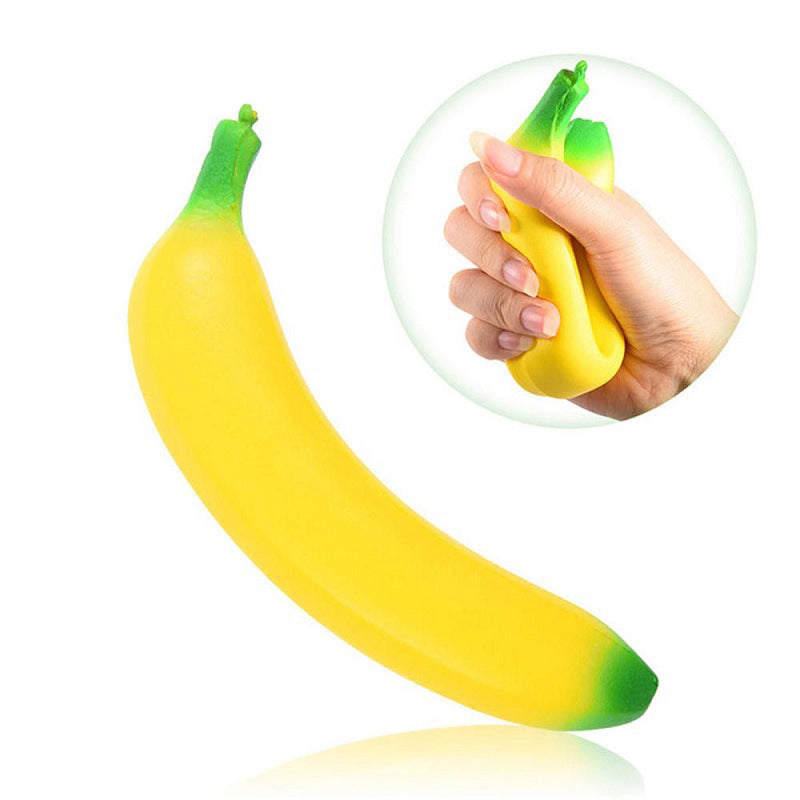 Stretchy Banana Sensory Toy Stress Relief Toy Fidget Toys for Kids and Adults