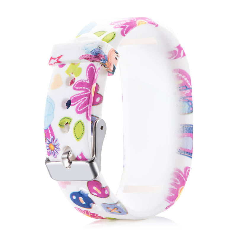 Compatible With Garmin Vivofit JR /Vivofit 3 Soft Silicone Colorful ReplacementWristbands-Color10