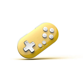 Bluetooth Gamepad Keychain Sized Mini Controller for Switch Windows-Yellow