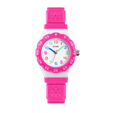 Girls Waterproof Quartz Watch Fashion Watch-RoseRed