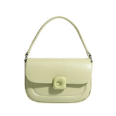 Tote Bag for Women Casual Zipper Lightweight Handbag with Chain-Green