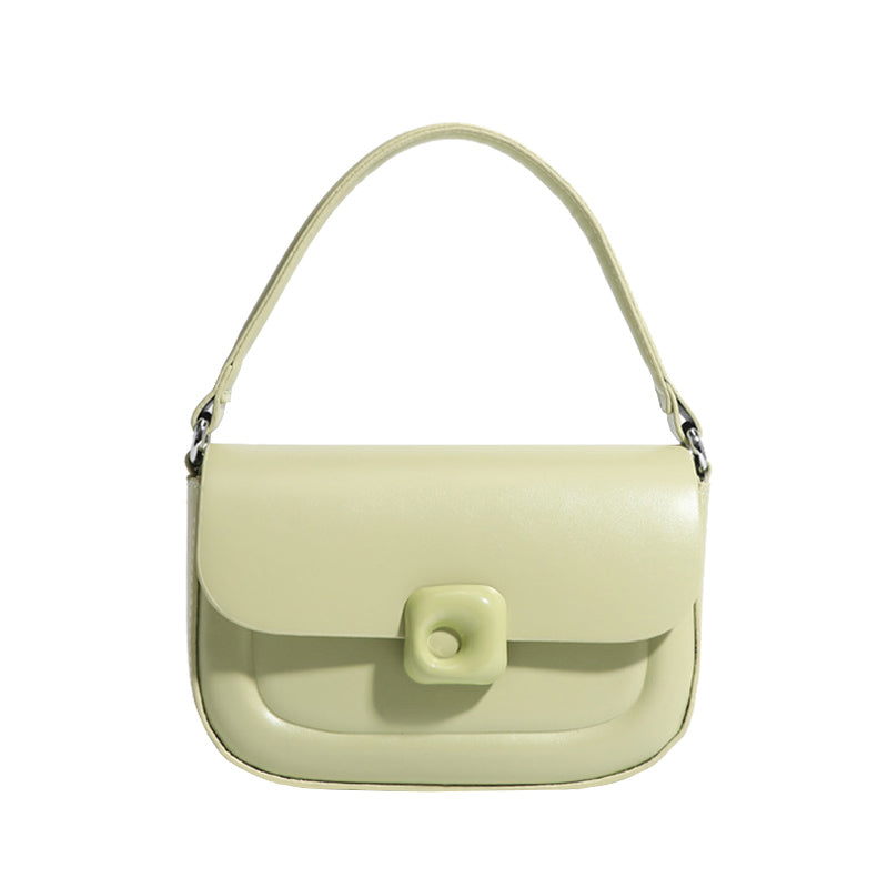 Tote Bag for Women Casual Zipper Lightweight Handbag with Chain-Green