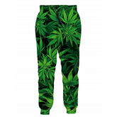 Boys Jogger Pants Funny 3D Graphic Sweatpants Athletic Sports Pants for Kids-Leaf