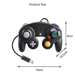 Classic Wired Controller Gamepad for Wii NGC PC MAC-Black