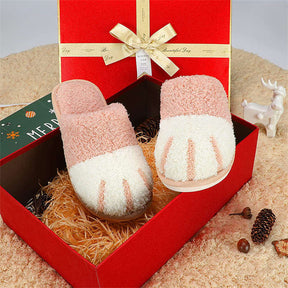 Memory Foam Unisex Slippers Comfortable Cute Animal Soft Shoes-Pink