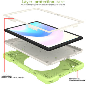 Tab A 8 X200/X205 Samsung Tablet Case with 360¡ãSwivel Stand-Matcha Green