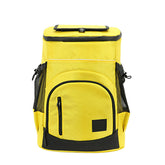 30L Cooler Backpack Insulated Bag Leakproof Collapsible for Camping-Yellow