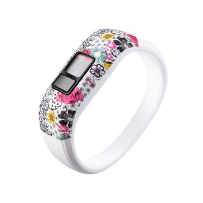 Soft Silicone Replacement Watchband for Garmin Vivofit Vivofit 3/Vivofit JR/JR 2 Band for Kids Women Men-Color3