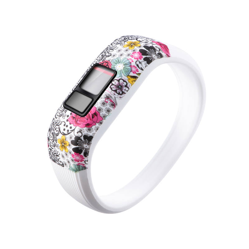 Soft Silicone Replacement Watchband for Garmin Vivofit Vivofit 3/Vivofit JR/JR 2 Band for Kids Women Men-Color3
