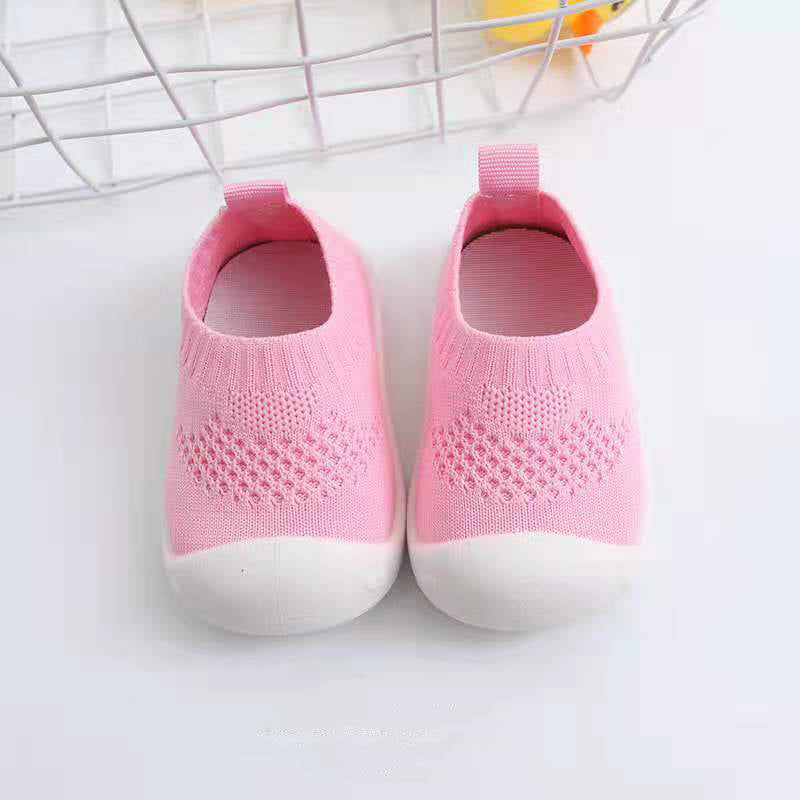 Toddler Shoes Baby First-Walking Trainers Toddler Infant Boys Girls-C001Pink